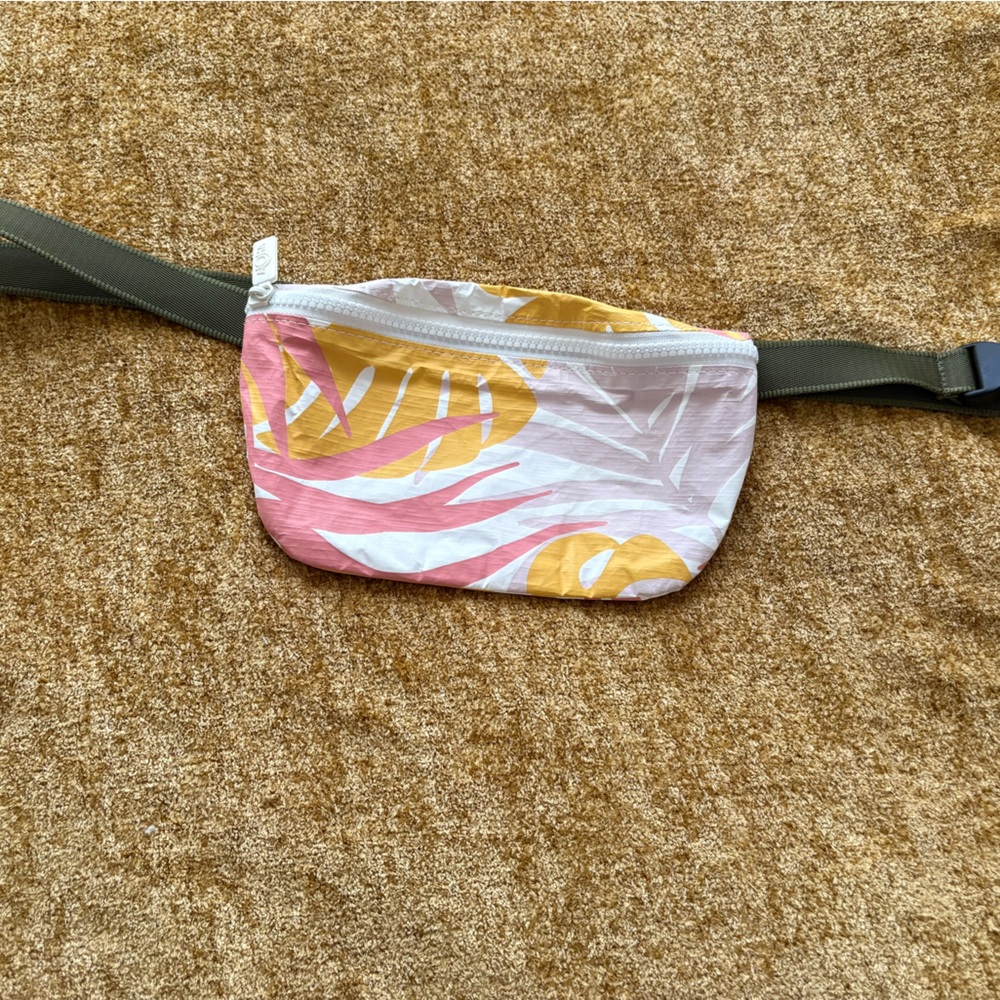ALOHA Collection Pink and Yellow Crossbody or Belt Bag - Picture 4 of 6